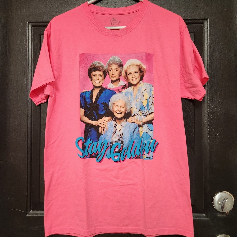 Golden Girls T-Shirt Pink Medium 38/40 Tee Blanche Dorthy Sophia Rose ABC Studio
